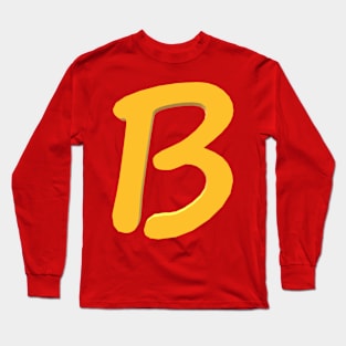 Letter B Long Sleeve T-Shirt